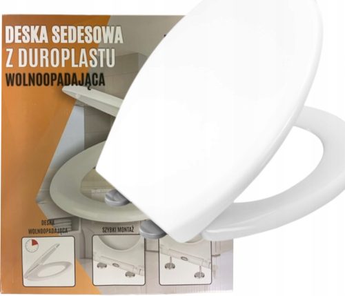 Toilettensitze HYDROERA Toilettensitz, weißer Duroplast