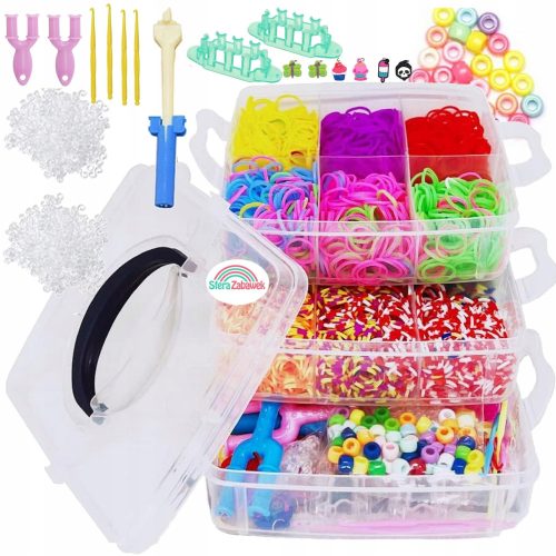  Gummibänder zur Herstellung von Armbändern, DIY-Box, Set X