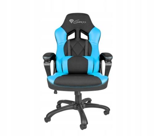  Genesis Nitro 330 Gaming-Stuhl, schwarzes und blaues Öko-Leder