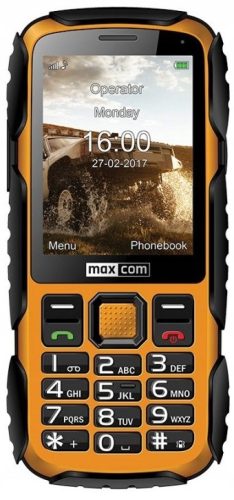  Maxcom Strong 16 MB 2G Handy Gelb