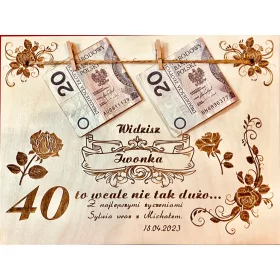  Geburtstagsgeschenk 18 30 35 40 50 60 70 80 Rahmen