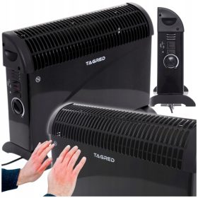  TAGRED 2000 W Konvektorheizung, schwarz