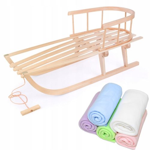  Traditioneller Holzschlitten Top Kids Kinderschlitten