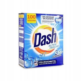    WEISSES WASCHPULVER 3 IN 1 DASH 100 WÄSCHE – SCHÖNER DUFT