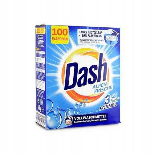  WEISSES WASCHPULVER 3 IN 1 DASH 100 WÄSCHE – SCHÖNER DUFT