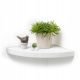  Homea MDF-Regal 25 x 25 cm weiß