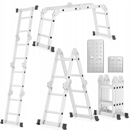 Höhere Leiter 3,5 m Aluminium 1 x 4 bis 150 kg