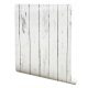 Selbstklebende Tapete WHITE WOOD BOARD T19302