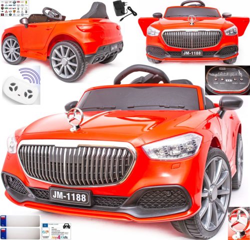  Mercedes-Auto Weiß, Rot