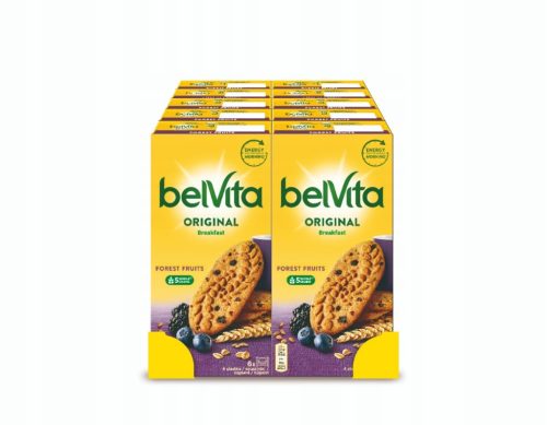 BelVita Frühstückskekse mit Waldfrüchten 300 g - 10er Pack