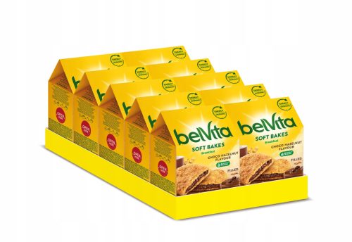 BelVita Soft Bakes gefüllt mit Schokolade, 250g - 10er Pack