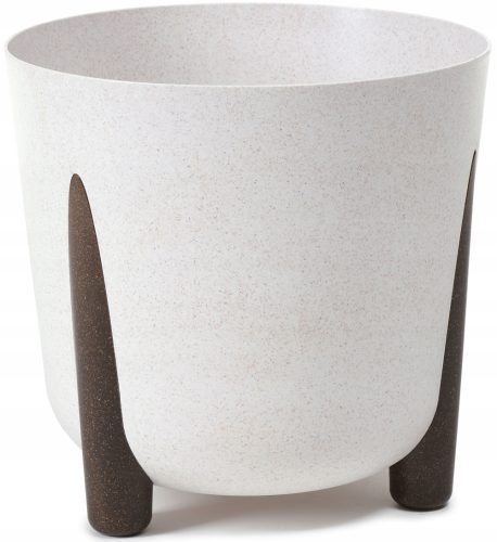  BratGO Blumentopf 26 cm x 26 x 25,3 cm Durchmesser 26 cm Kunststoff weiß