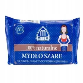    GRAUES STÜCK SEIFE NATÜRLICH HYPOALLERGEN MILO EMPFINDLICHE HAUT 175G