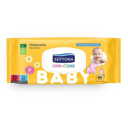  SEPTON Feuchttücher mit Kamille, 80 Stück