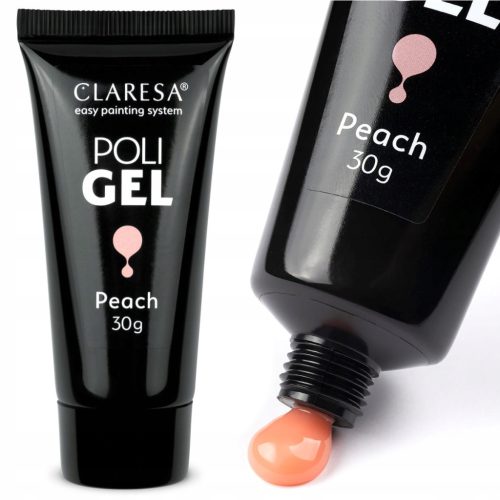  CLARESA POLI GEL ACRYL GEL VERLÄNGERUNG PFIRSICH 30G