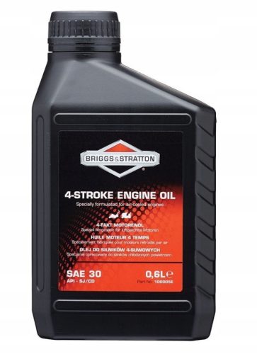 Öle für Rasenmäher, Traktoren und Freischneider Öl für Briggs & Stratton Rasenmäher 100005E SAE30 0,6l