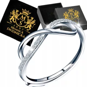  Verstellbarer Ring aus 925er Silber, Geschenk, Silber