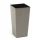  Lamela-Blumentopf 25 cm x 25 x 46,5 cm, Kunststoff in den Farben Grau und Silber