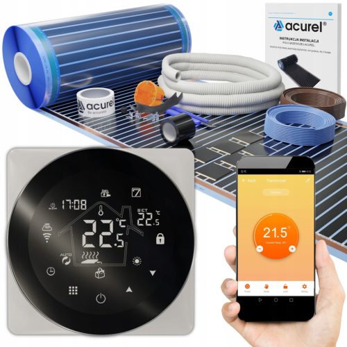  Infrarot-Heizfolie 220 W/m² WLAN – 1 m²