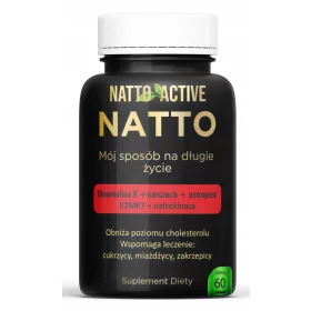   Natto Active: Natürliches Nahrungsergänzungsmittel zur Cholesterinregulierung, 60 Tabletten