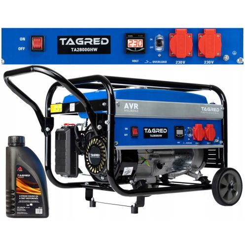 Tragbarer, einphasiger, getaggter 2800-W-Benzingenerator
