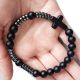  HERREN-ROSENKRANZ-ARMBAND ONYX-HÄMATIT