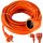 FORTRADE Gartenverlängerungskabel 30 m, 1 Stk. Steckdosen, orange