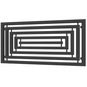  TOMSQUARE dekorativer Badezimmerheizkörper, SCHWARZ