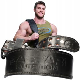  Gaspari XL-Ledergürtel für Bodybuilding-Fitnessstudio