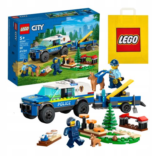  LEGO City 60369 Polizeihundetraining auf dem Feld + VP-Papiertüte LEGO 6315792 Mittel