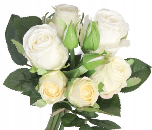Künstliche Blumen und Früchte ROSE ROSEN DICKER STRAUß KÜNSTLICHE BLUMEN WIE LEBEND
