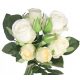 Künstliche Blumen und Früchte ROSE ROSEN DICKER STRAUß KÜNSTLICHE BLUMEN WIE LEBEND