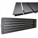  LOFT Dekoheizkörper 45x180 Anthrazit Struktur 1102W HORIZONTAL