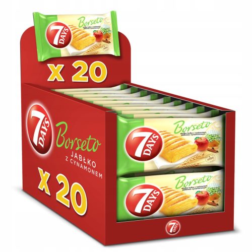 Borseto Brötchen mit Apfel-Zimt-Füllung, 20 Stück x 80g