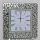 Uhr für zu Hause BellaCasa.co Wanduhr Silber 50cm