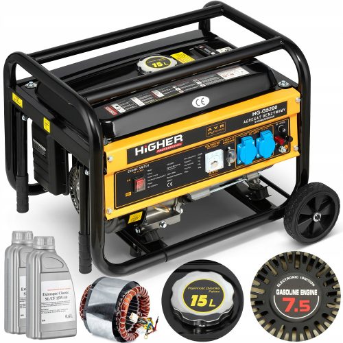 Tragbarer einphasiger Benzingenerator mit höherer Leistung 4200 W