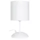  Tisch-Nachttischlampe mit Lampenschirm für das Schlafzimmer, weißer Lampenschirm