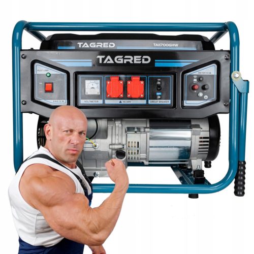 Tragbarer einphasiger 7500-W-Benzingenerator mit Tag-Kennzeichnung
