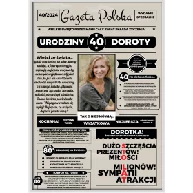  40. GEBURTSTAG GESCHENK ZEITUNGSPOSTER FÜR IHRE FRAUEN