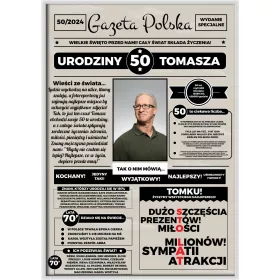  Geschenk zum 50. Geburtstag, lustige Zeitung