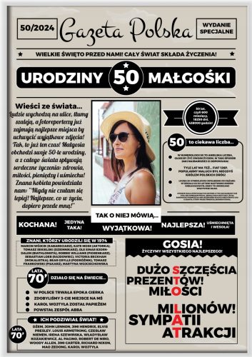  50. GEBURTSTAG GESCHENK FÜR IHRE ZEITUNG