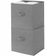 Boxen, Aufbewahrungsbehälter, Organizer Textilkorb, Kleider-Organizer-Behälter, 2x20L