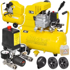 Asaka ASC-24 Ölkompressor 24 l 8 bar