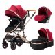  MULTIFUNKTIONALER BABY-KINDERWAGEN 3in1 AUTOSITZ GONDEL WANDERTRÄGER 4in1