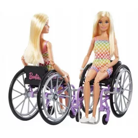    Barbie Fashonistas-Puppe im karierten Rollstuhl-Outfit HJT13