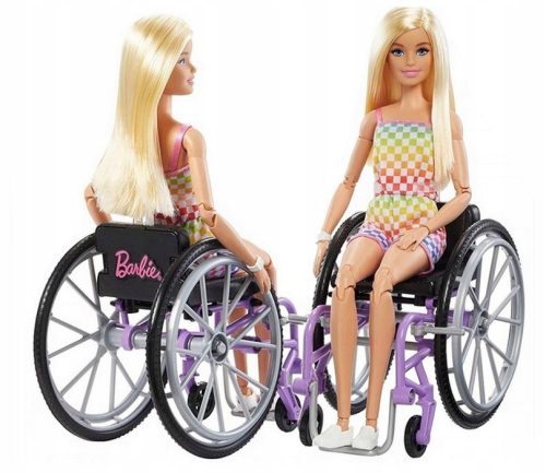  Barbie Fashonistas-Puppe im karierten Rollstuhl-Outfit HJT13