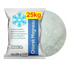    FRISCHES MAGNESIUMCHLORID 25 KG Technisch -35 °C AUFTAUEN EIS SCHWARZ