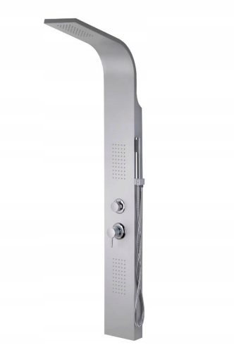 Corsan Alto Duschpaneel mit Hydromassage, Silber