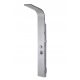 Corsan Alto Duschpaneel mit Hydromassage, Silber
