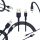  Vayox USB - Apple Lightning Kabel 1 m, Marineblau
